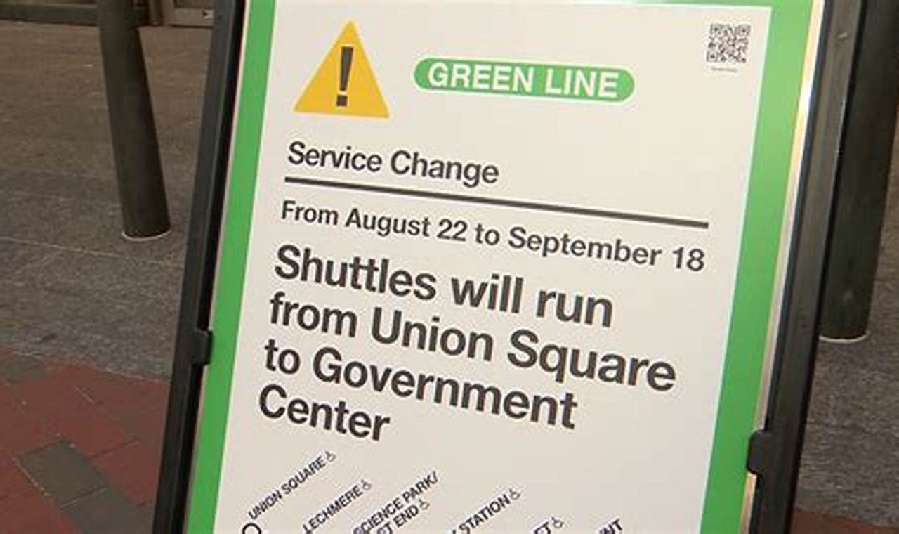 Green Line Closure 2024