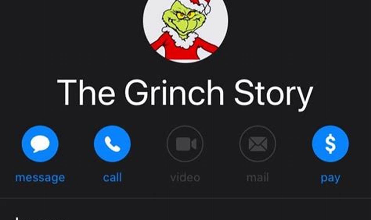 Grinch Phone Number 2024