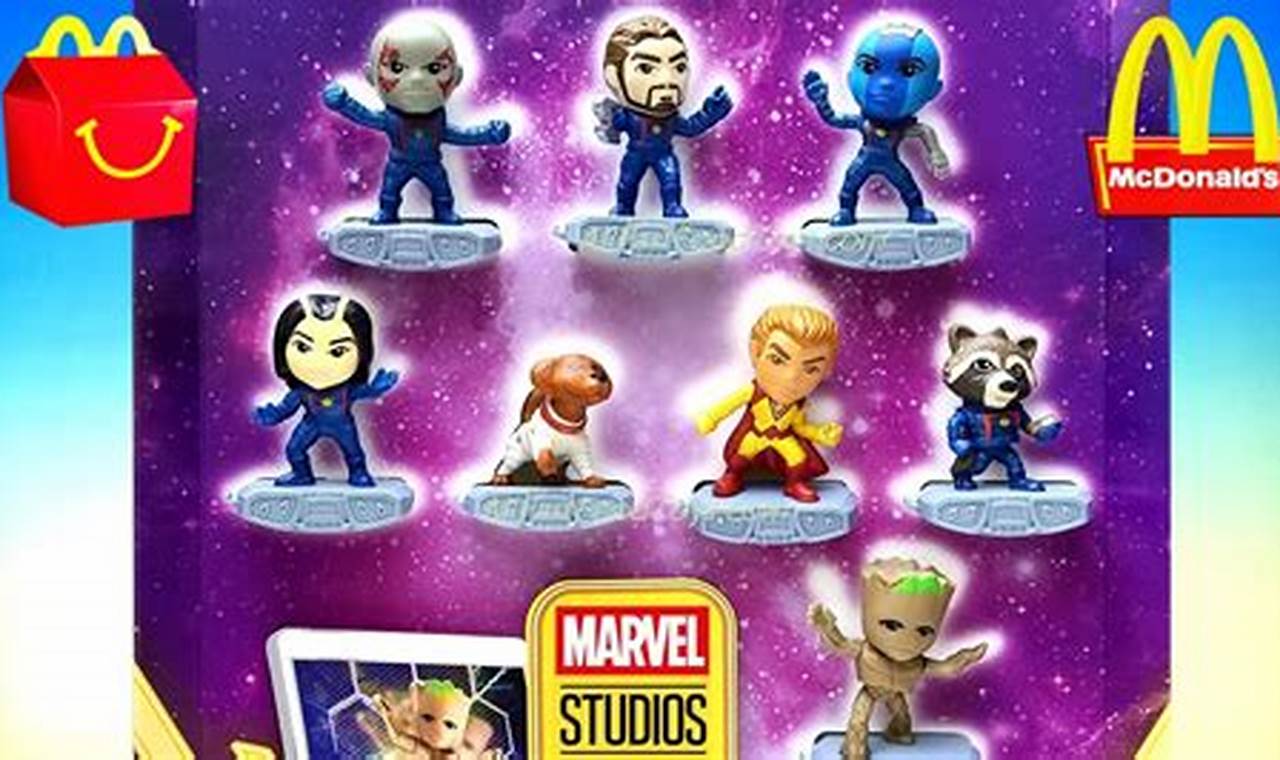 Guardians Of The Galaxy Happy Meal Toys 2024