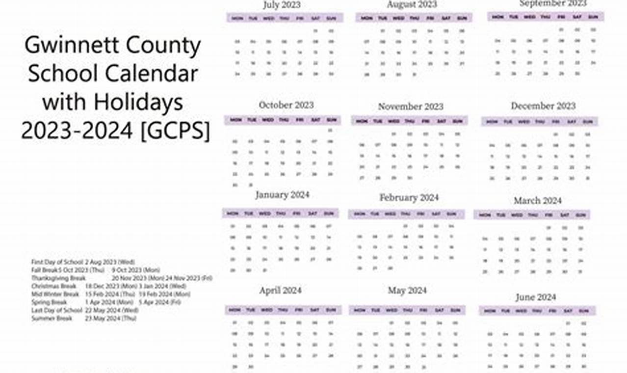 Gwinnett County Spring Break 2024