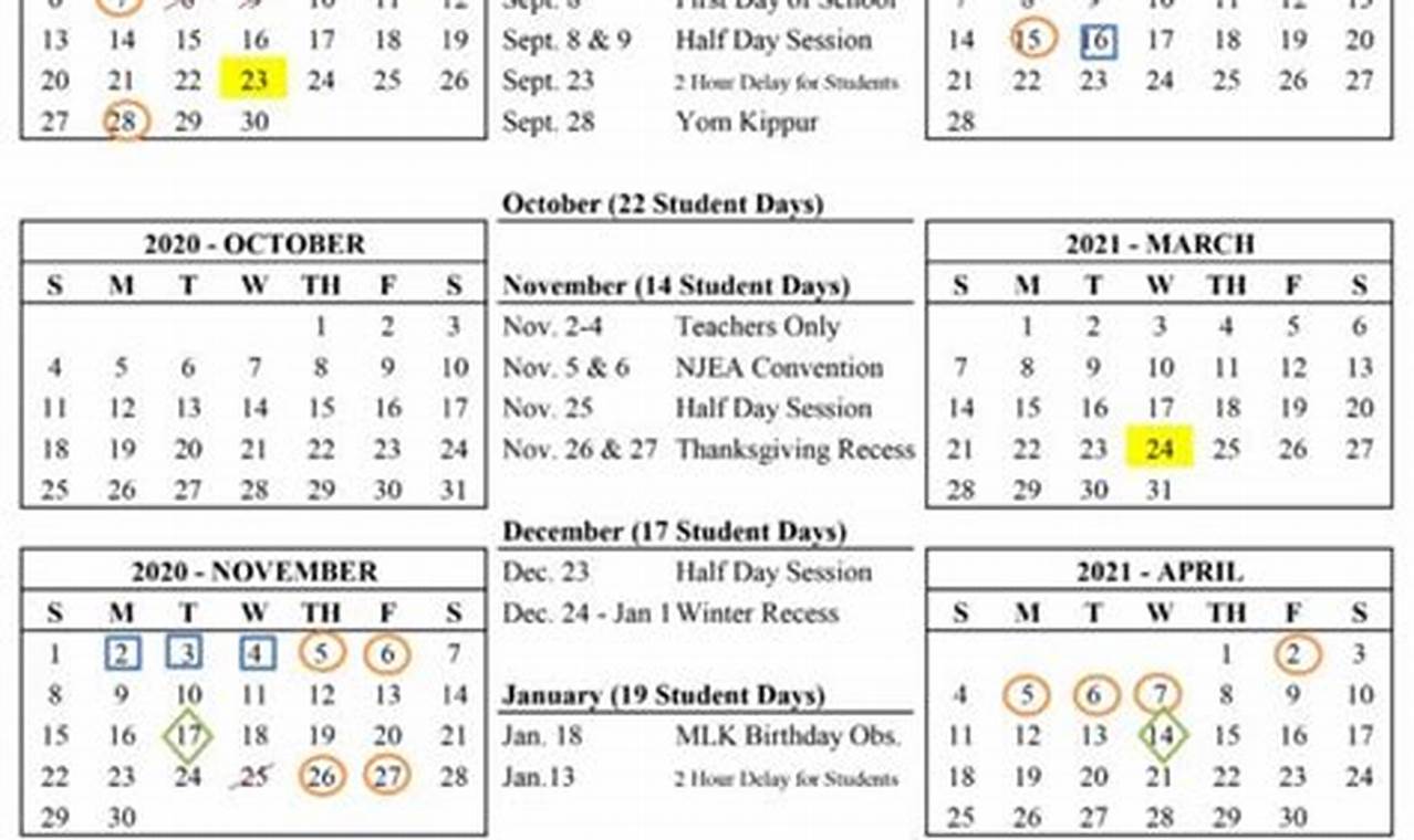Haddonfield High School Calendar