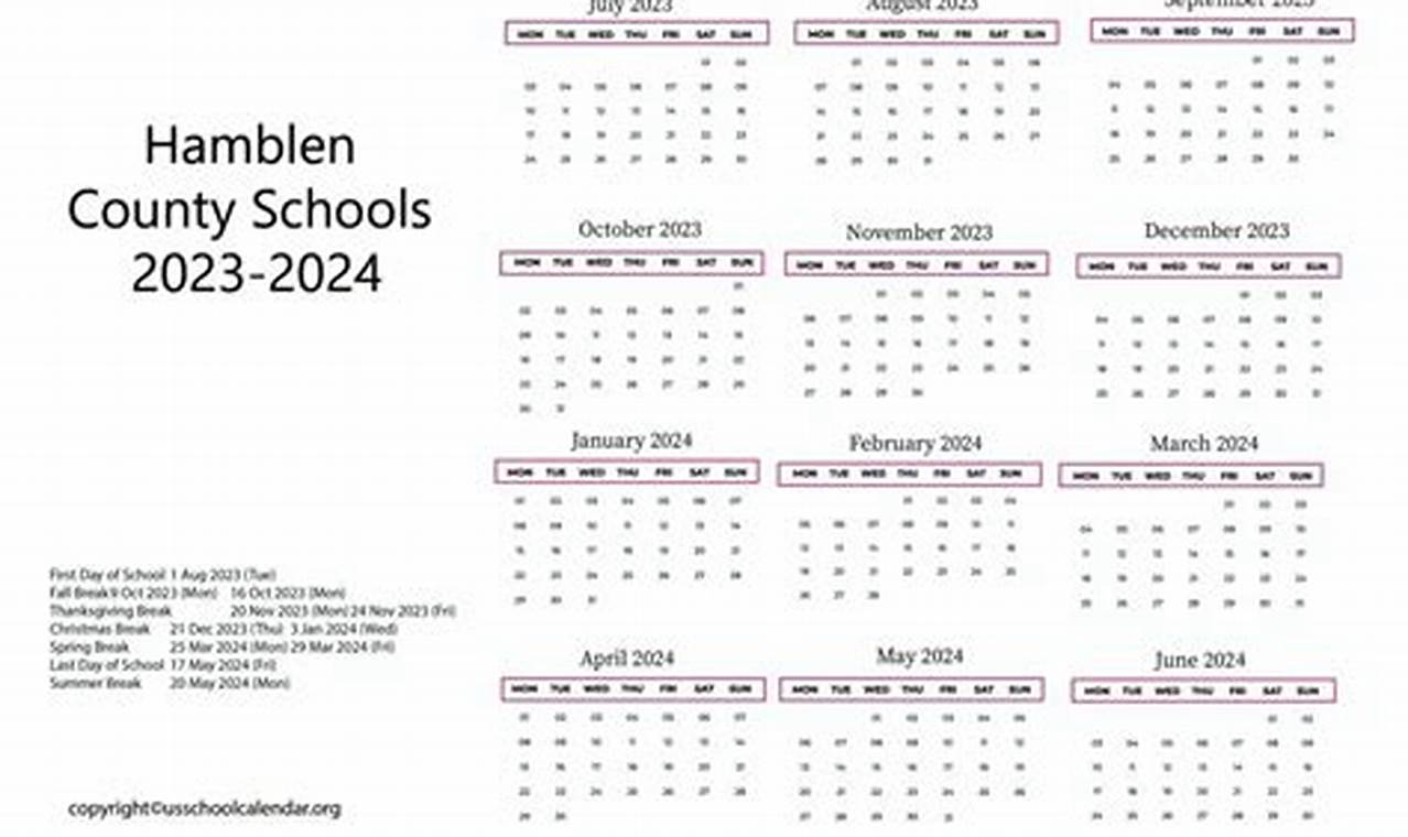 Hamblen County Schools Tn Calendar