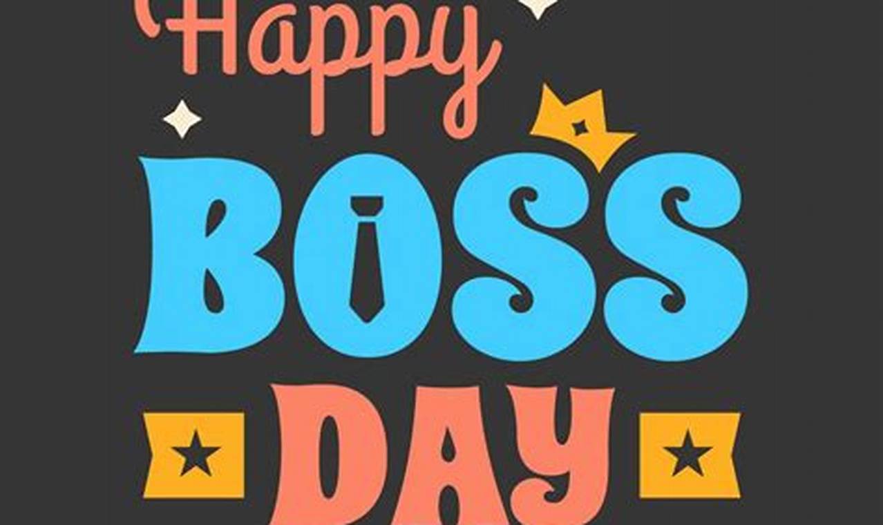 Happy Boss Day Images 2024