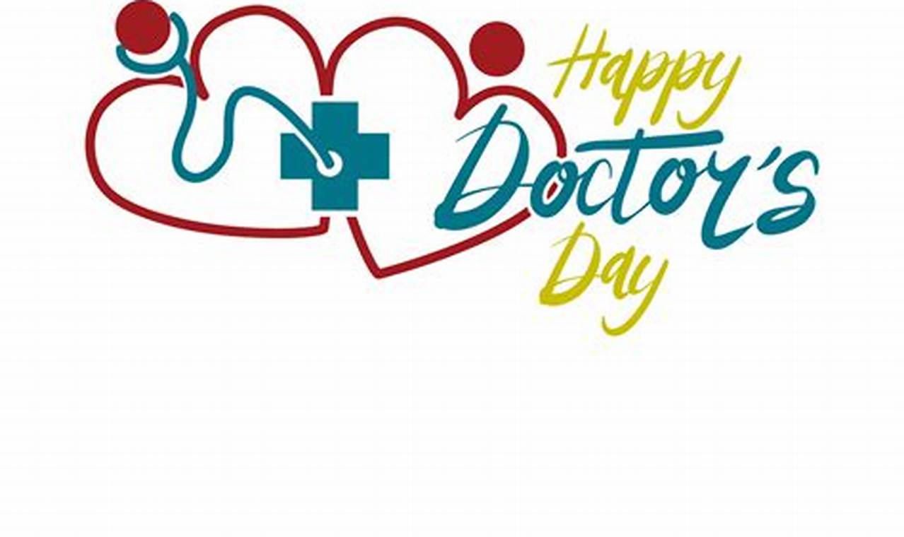 Happy Doctors Day 2024 Clip Art