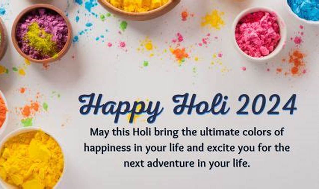 Happy Holi 2024 Images Wishes Everyone