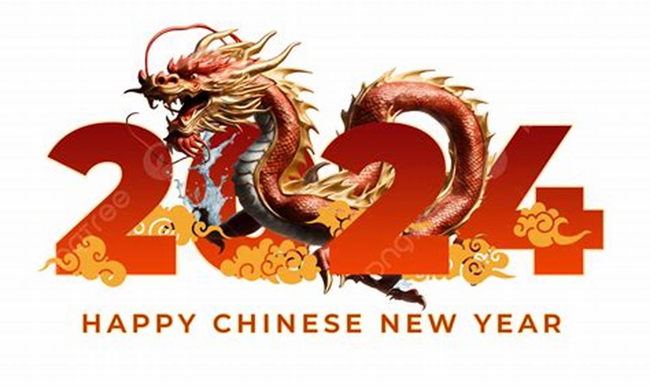 Happy Lunar New Year 2024 Dragon
