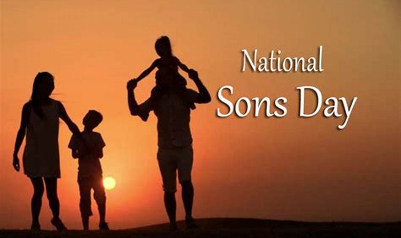 Happy National Sons Day 2024
