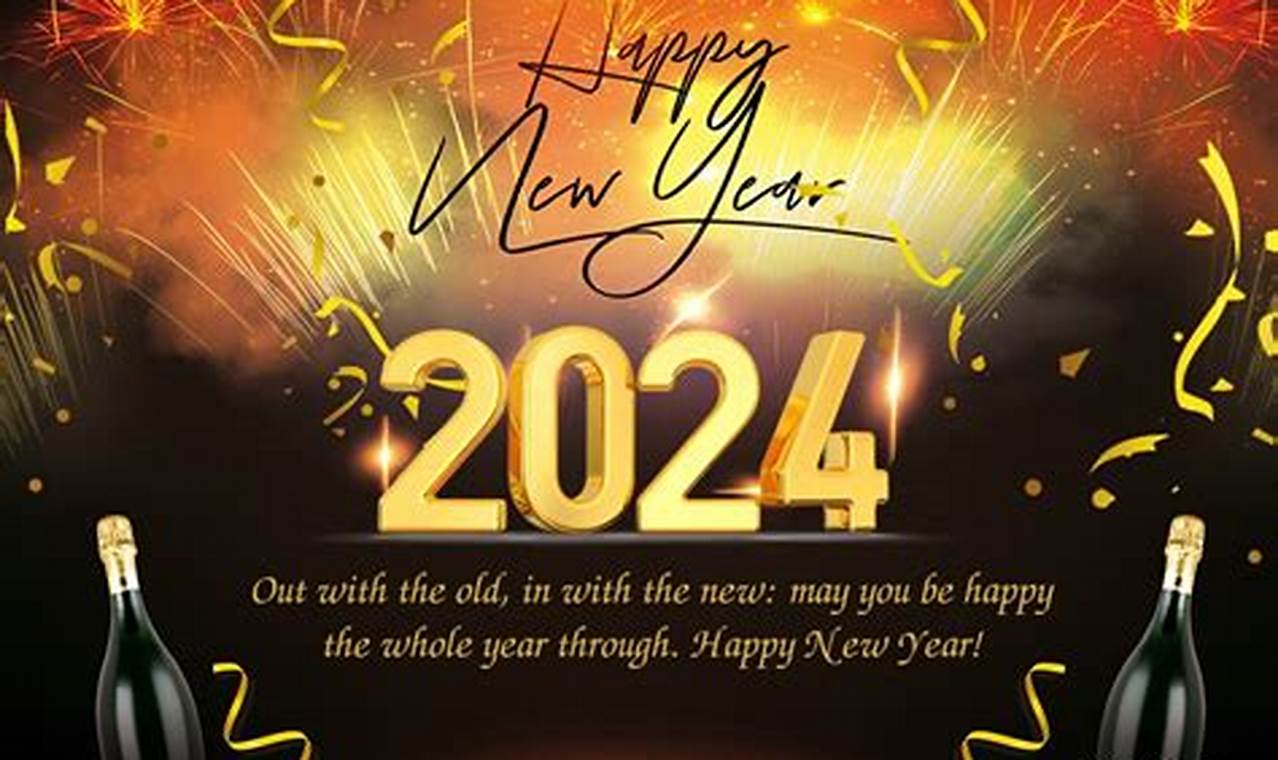 Happy New Year 2024 Card Free Download