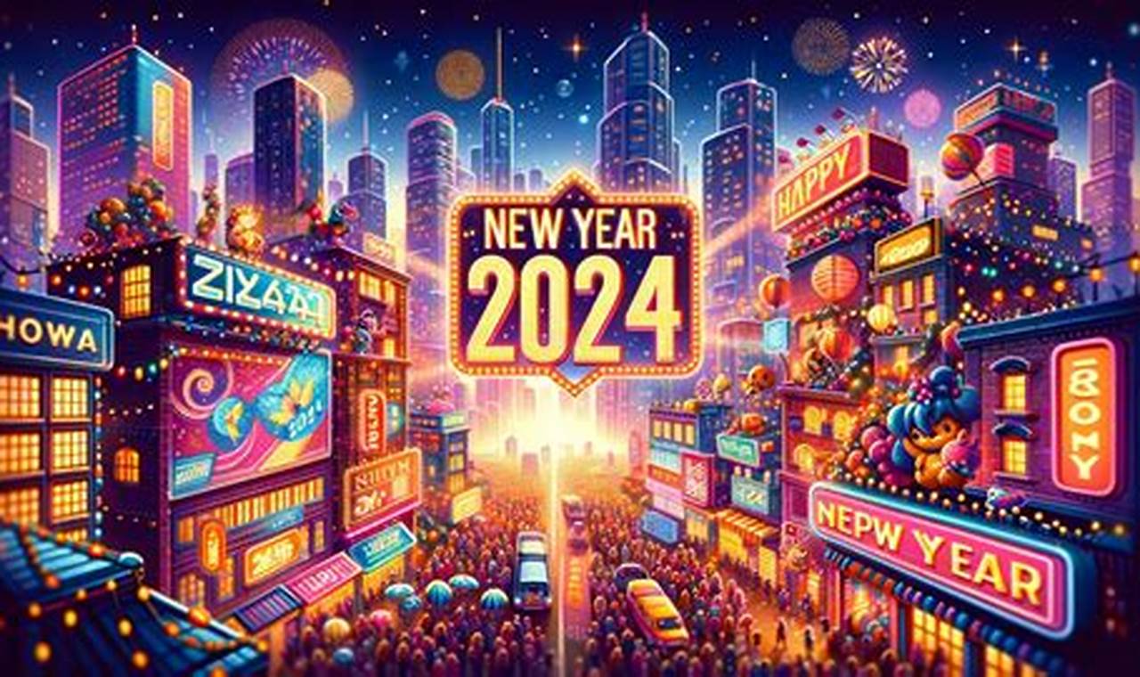 Happy New Year 2024 Images Wallpaper