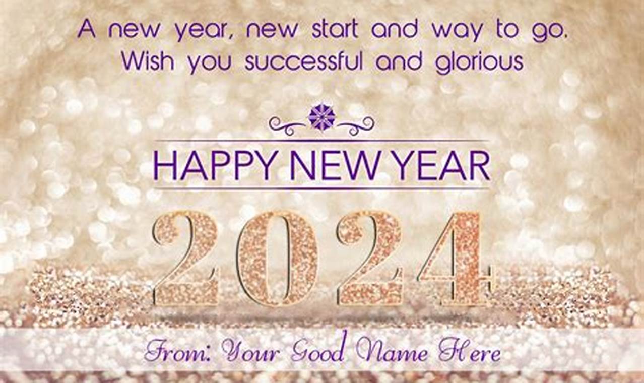 Happy New Year 2024 Images With Name