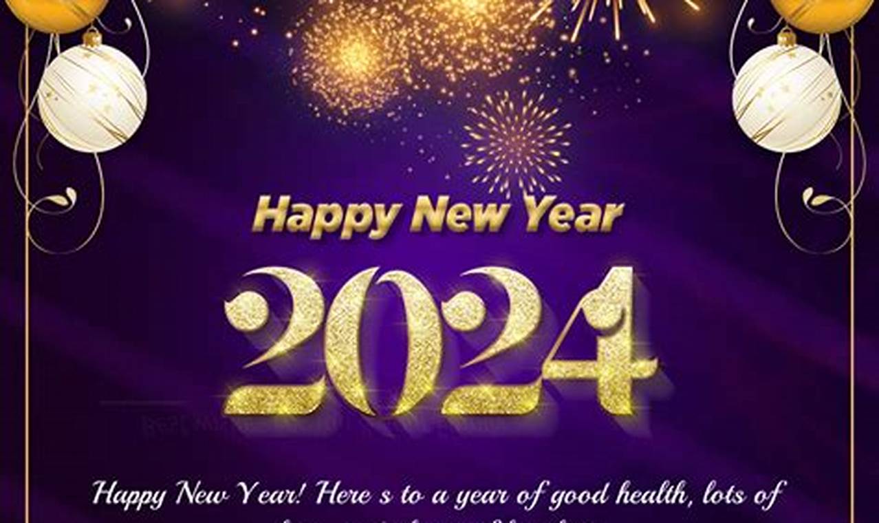 Happy New Year Wishes 2024 Images