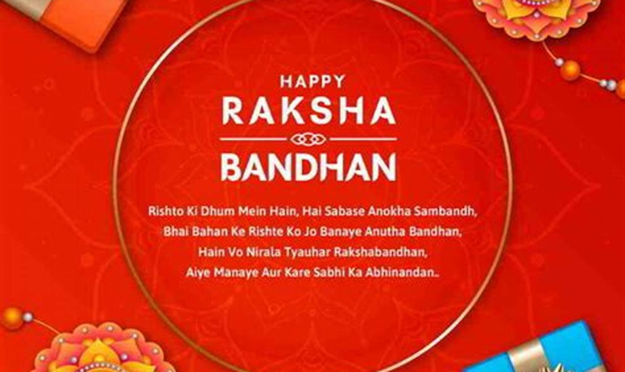 Happy Raksha Bandhan 2024 Date