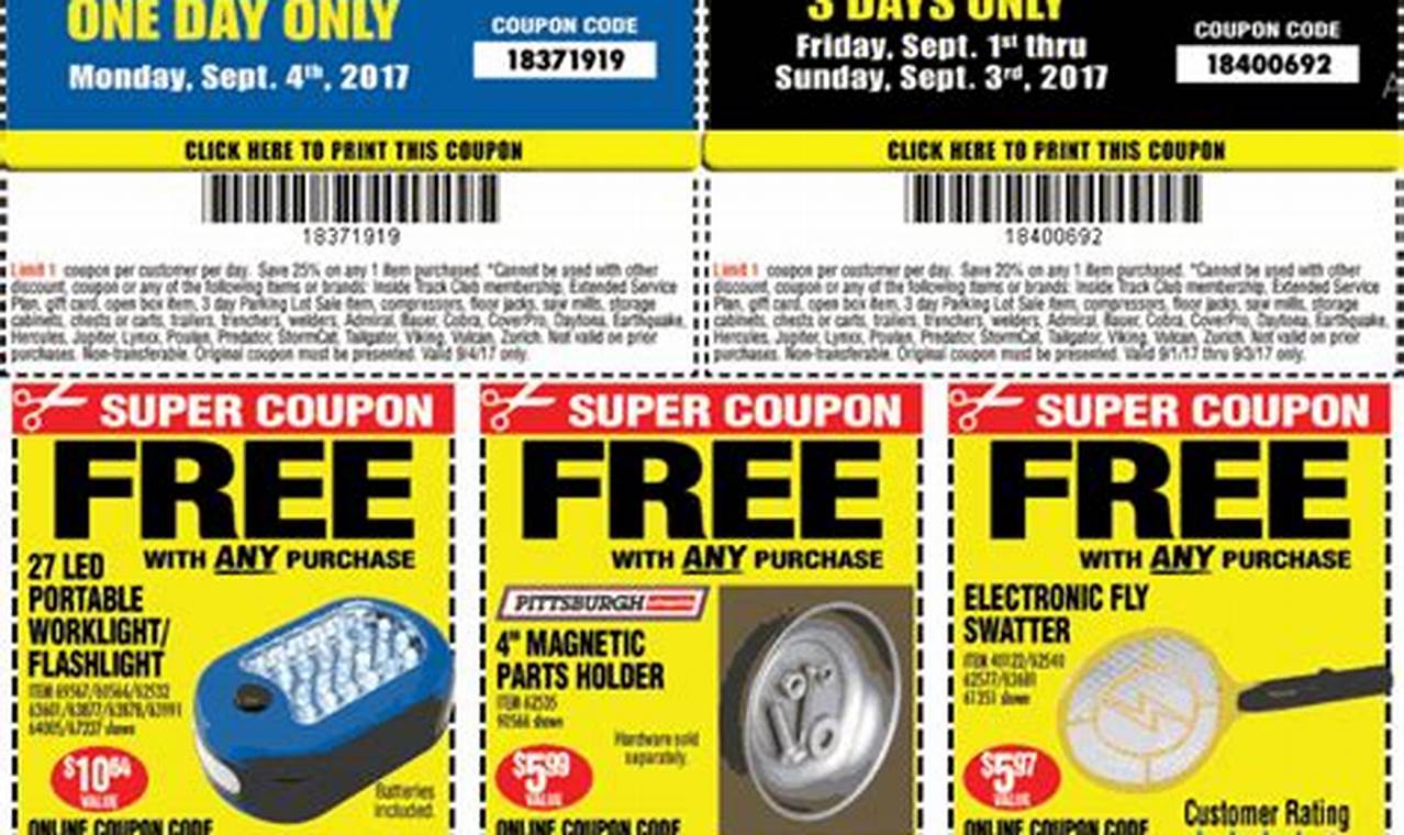 Harbor Freight Trailer Coupon 2024