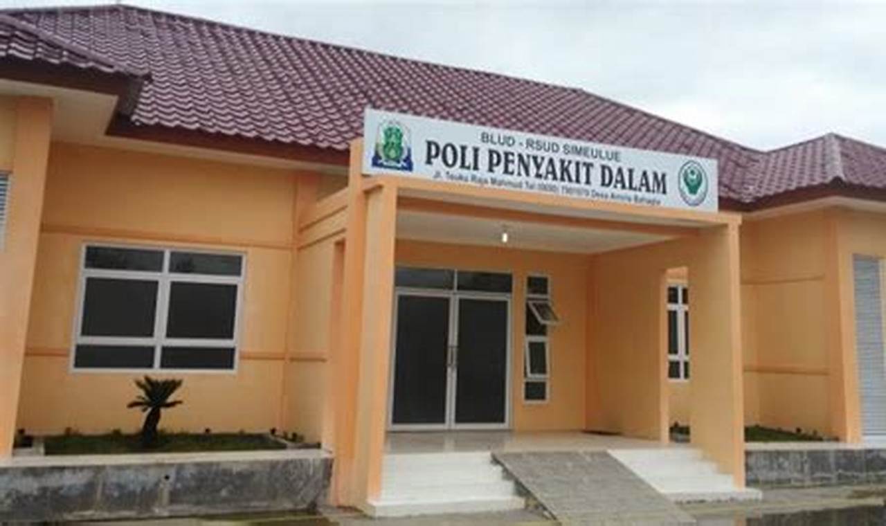 Harga Kamar RS Umum Daerah Simeulue Aceh
