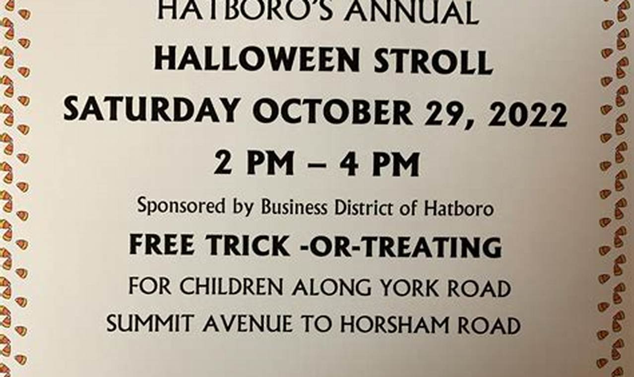 Hatboro Halloween Stroll 2024