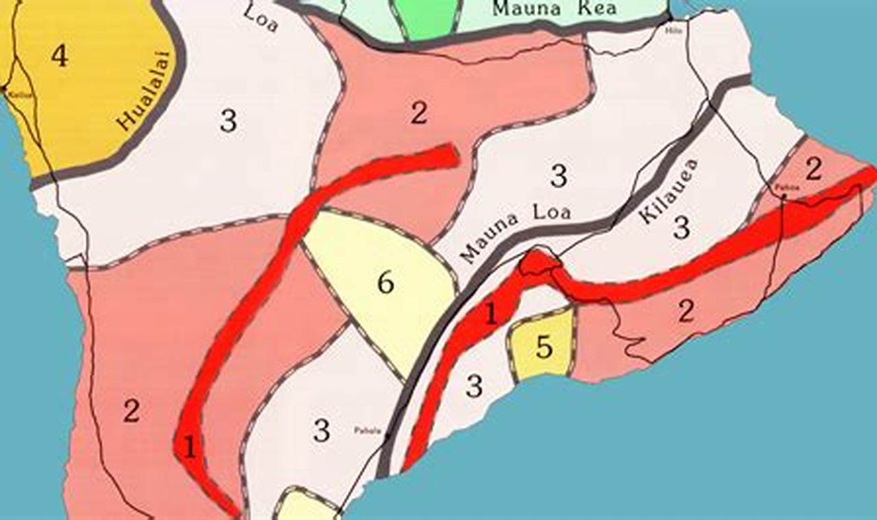 Hawaii Lava Flow Map 2024 Printable