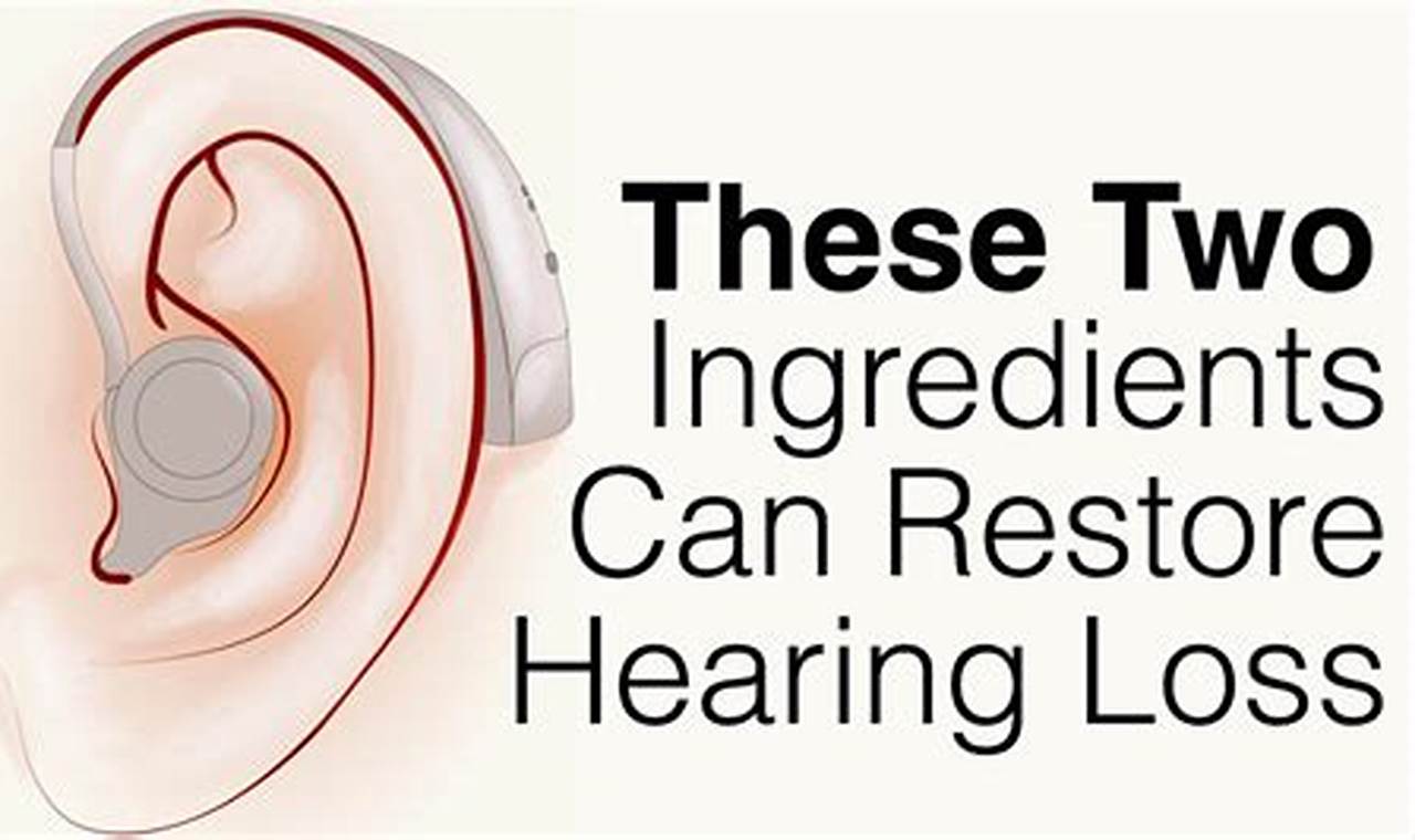 Hearing Loss Cure 2024