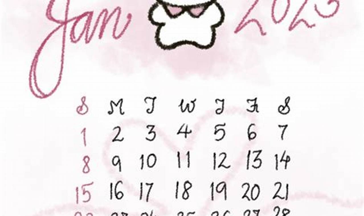 Hello Kitty Calendar Icon