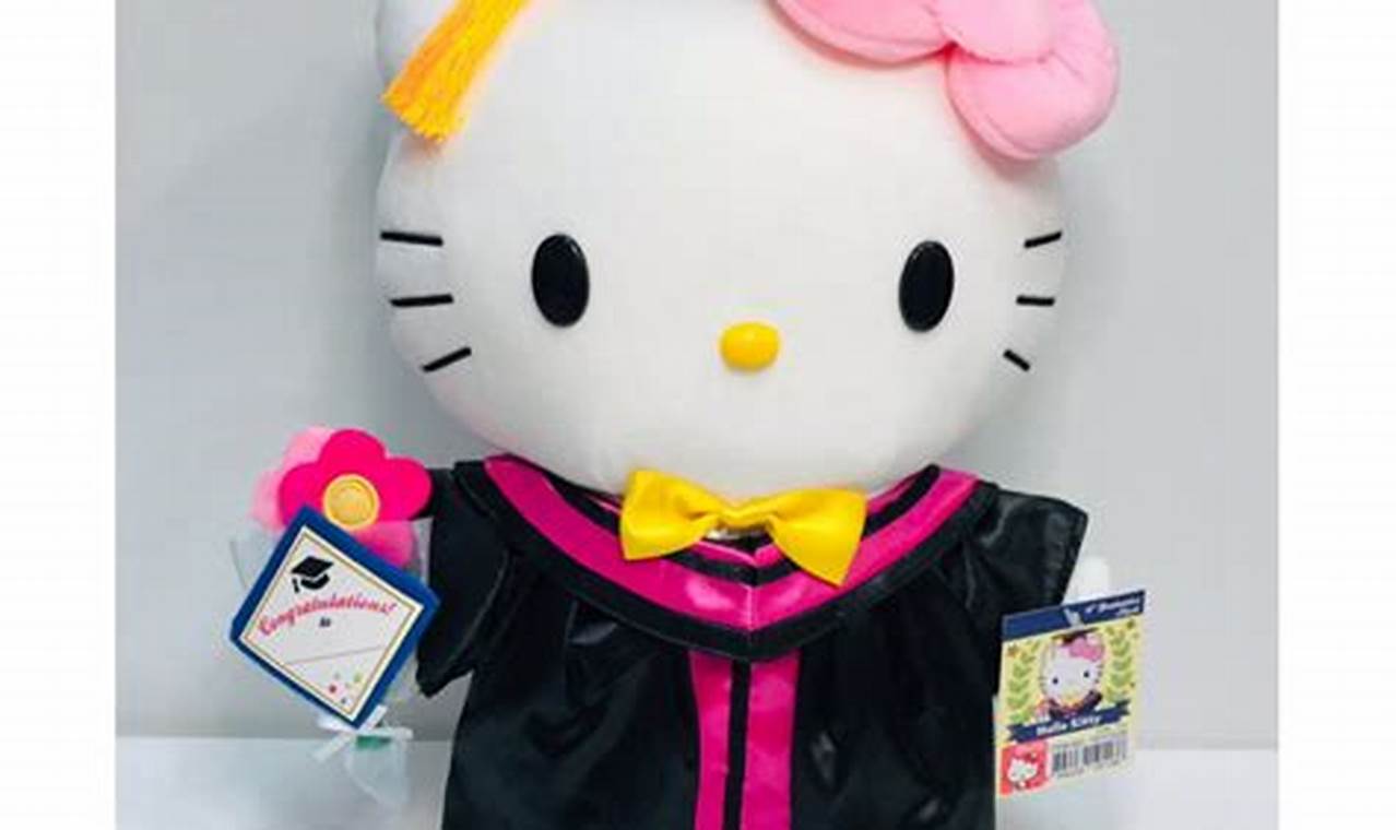 Hello Kitty Graduation Plush 2024