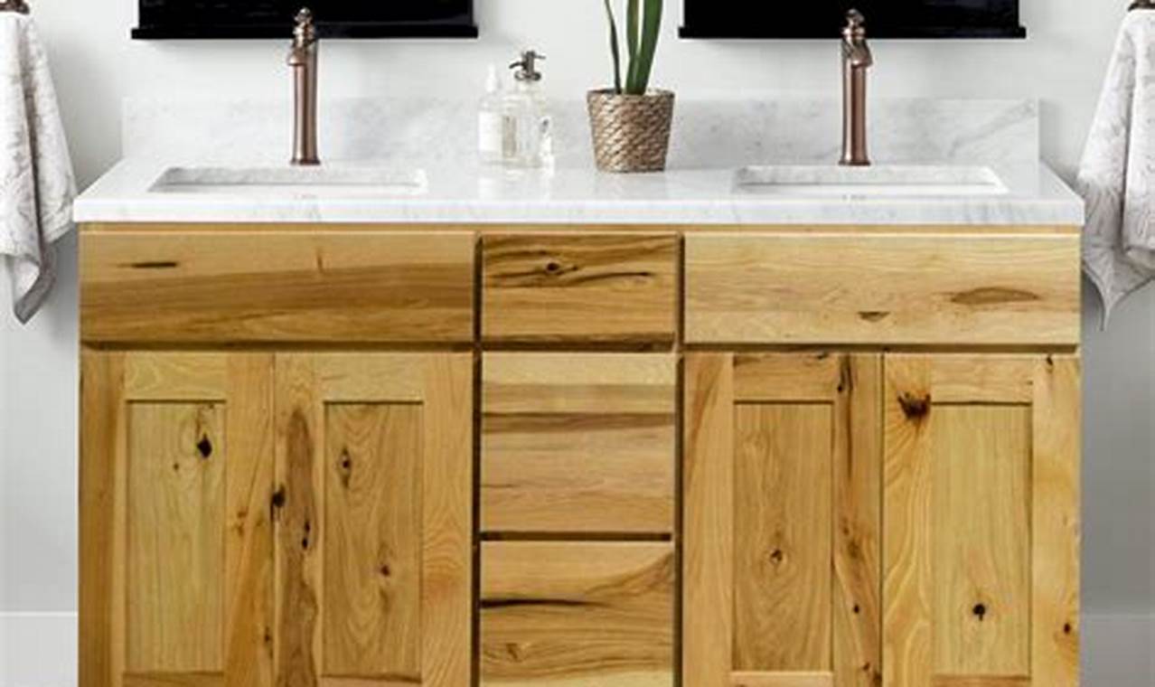 Hickory Bathroom Vanity