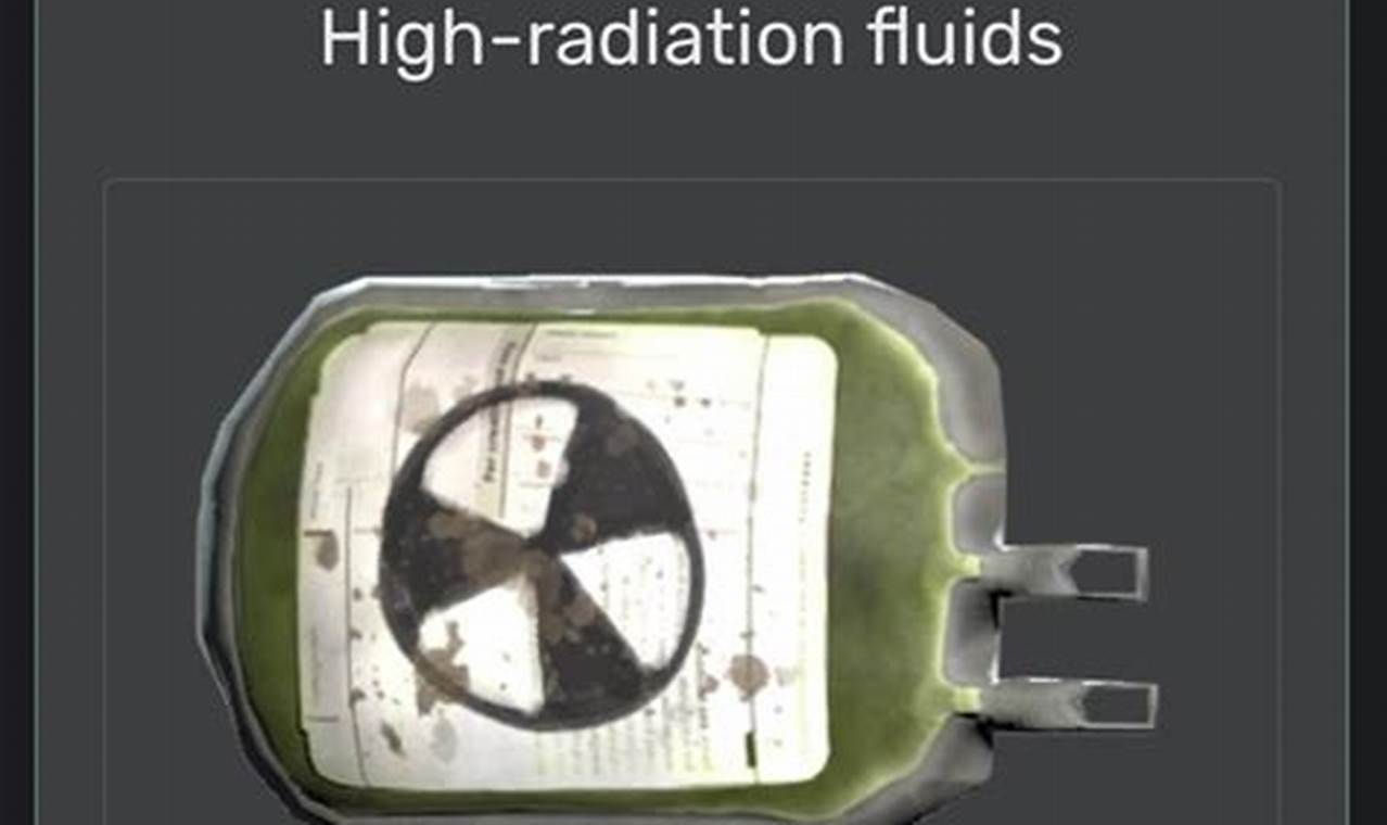 High Radiation Fluid Fo76 Minerva
