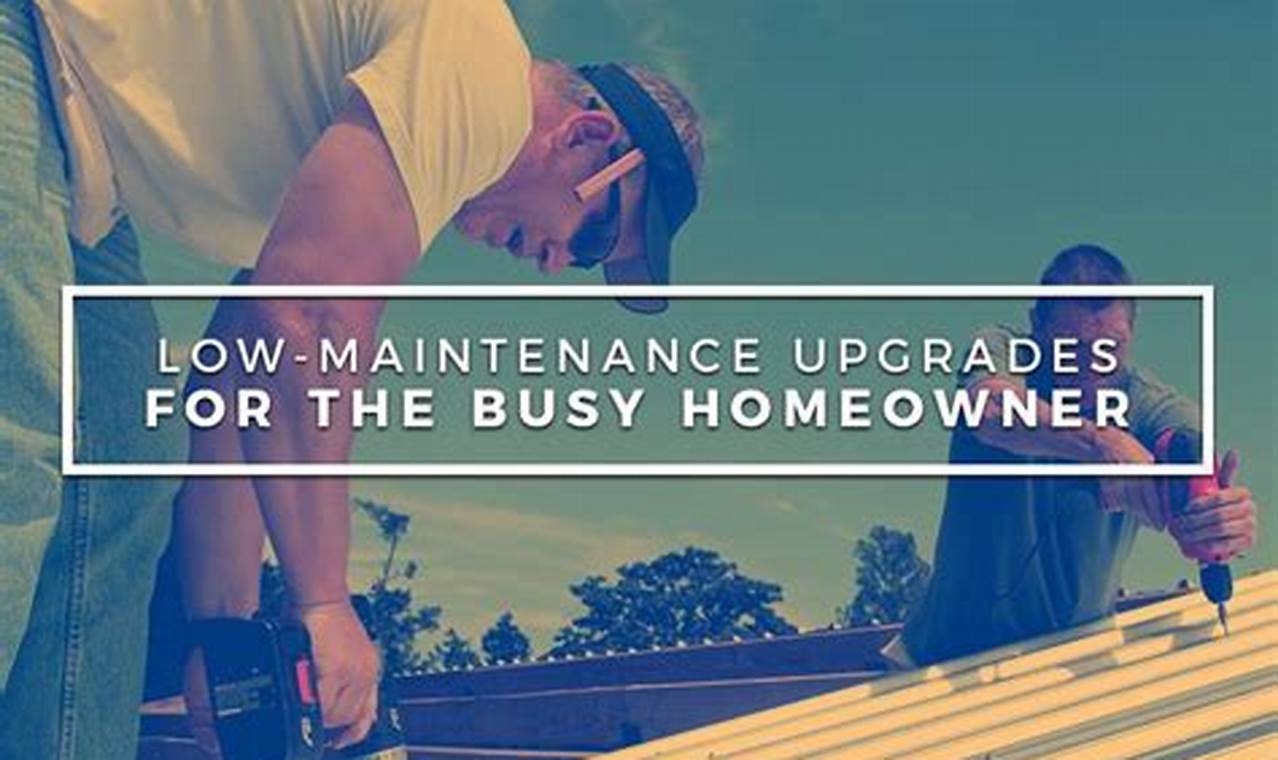 Highlighting Low-Maintenance Features for Busy Buyers