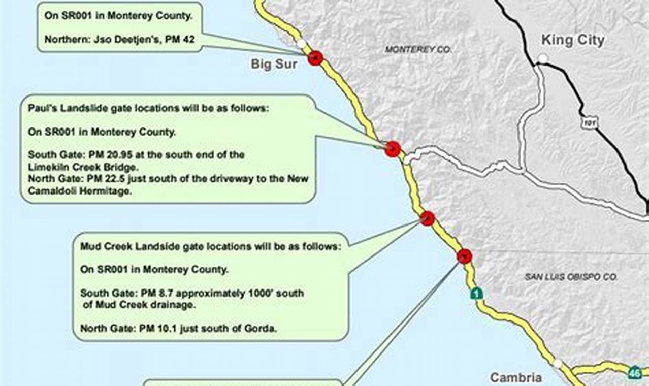 Highway 1 Closures Map 2024 Virginia