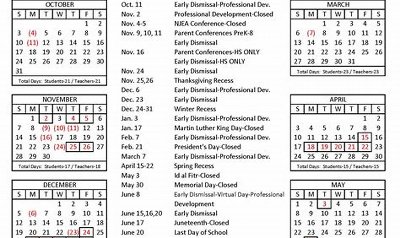 Hillsdale Calendar 2024-25