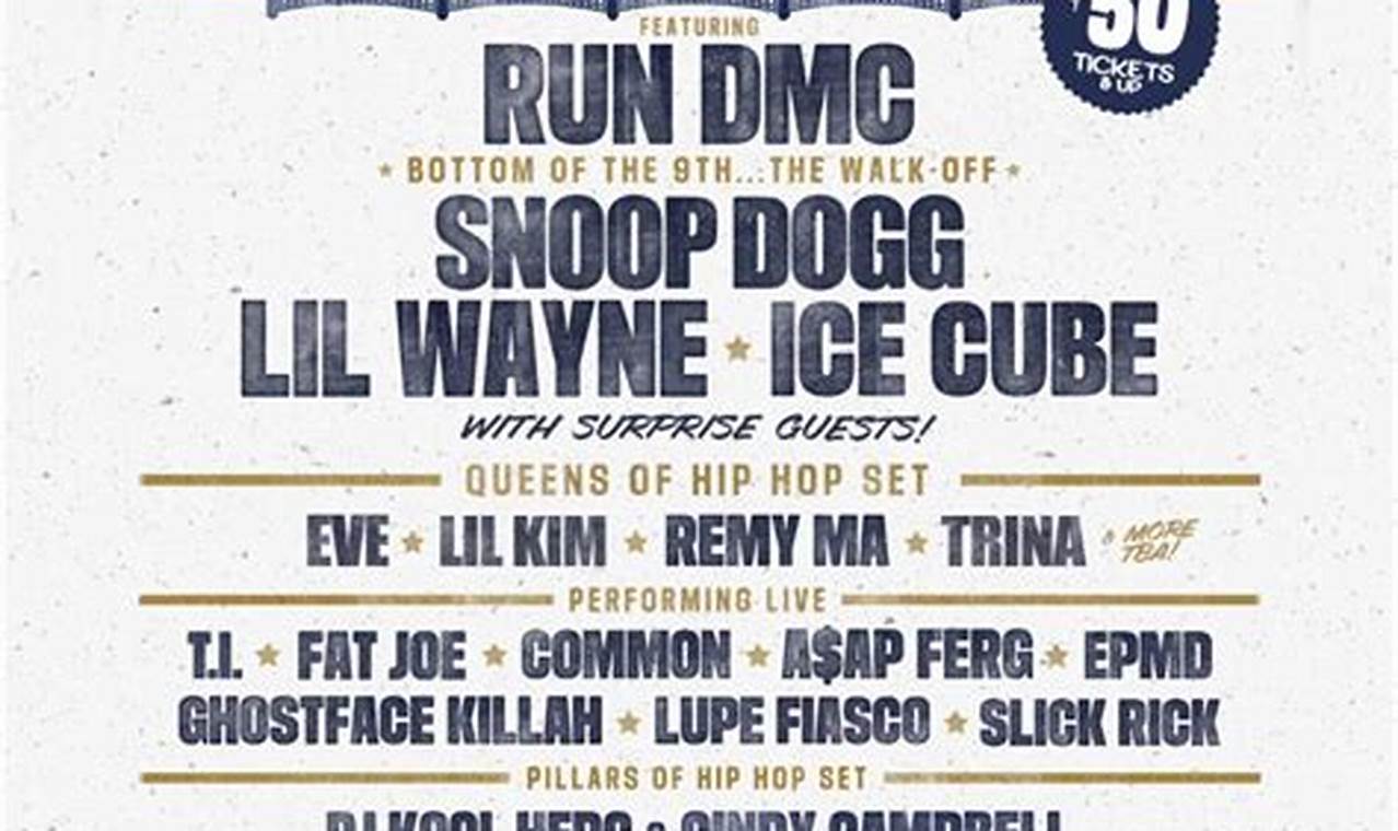 Hip Hop Concerts New York 2024