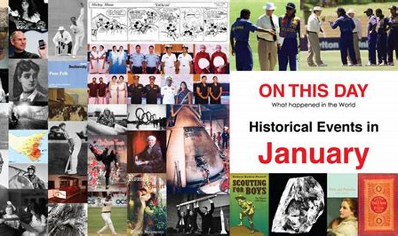 Historical Events That Happened In January