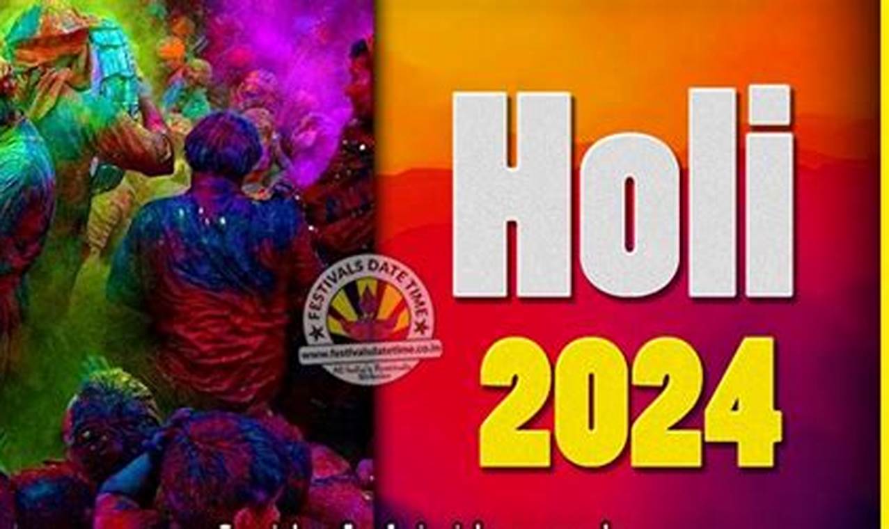 Holi 2024 Public Holiday