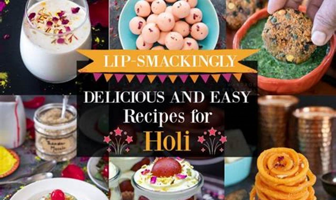 Holi Recipes And Delicacies