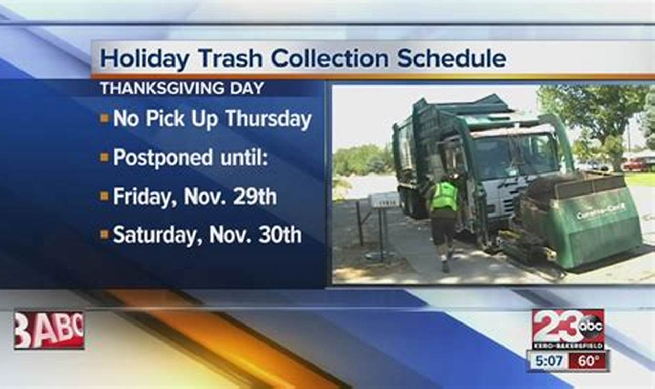 Holiday Trash Pick Up 2024