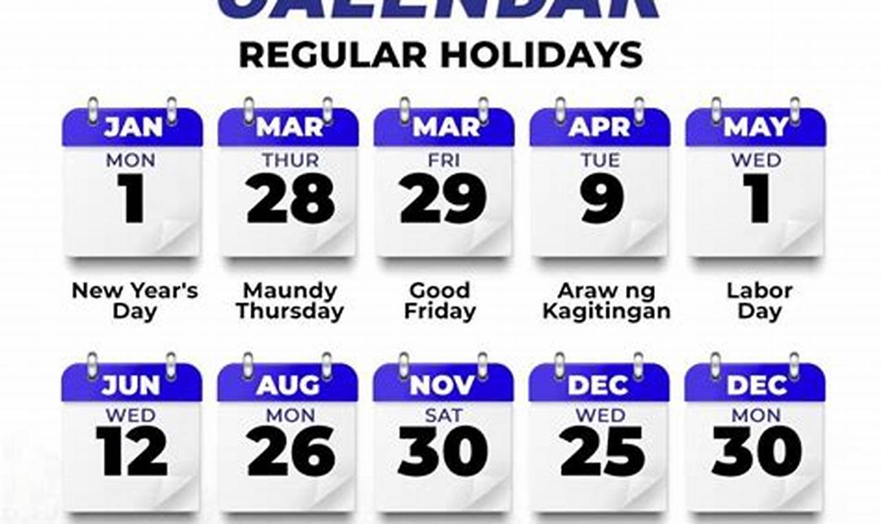 Holidays 2024 In Philippines