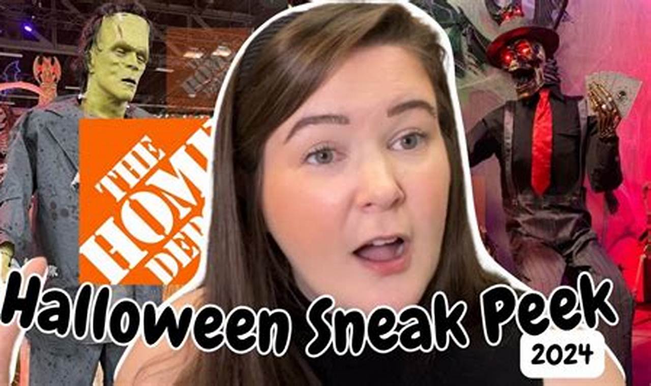 Home Depot Halloween 2024 Sneak Peek