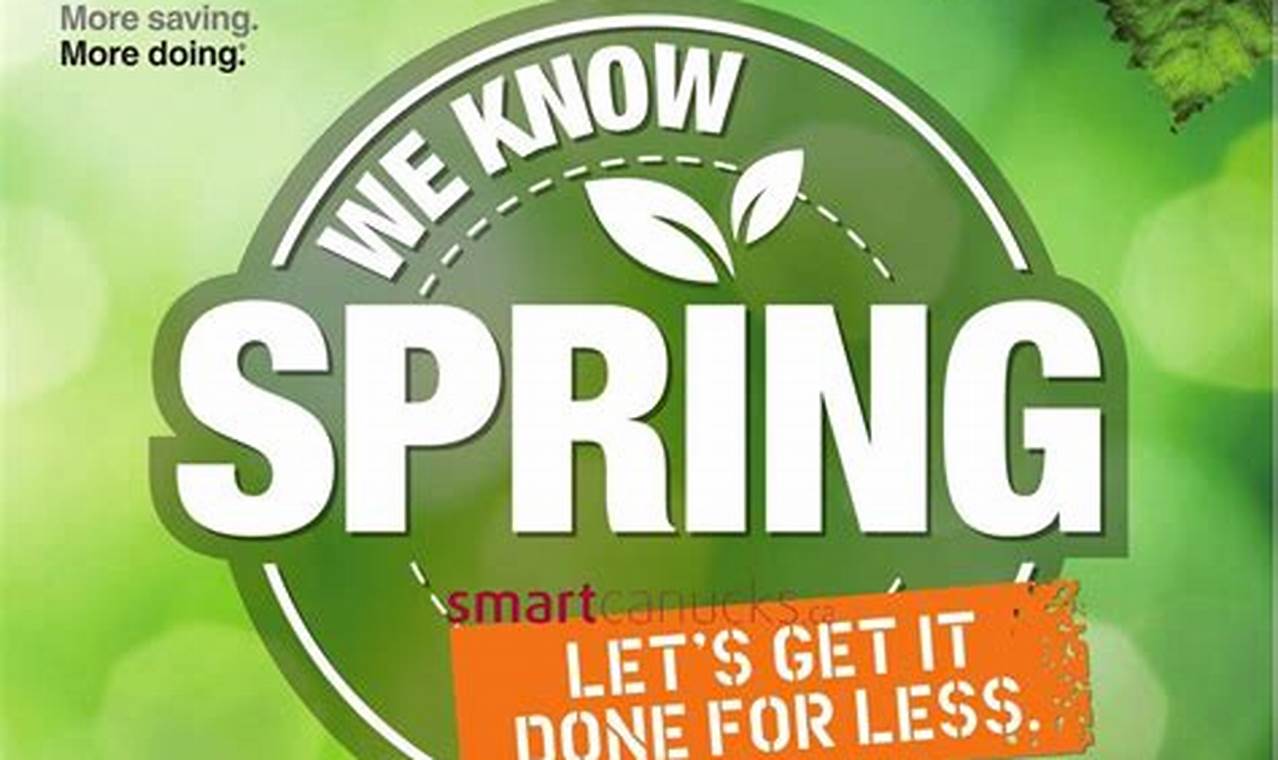 Home Depot Spring Sale Date