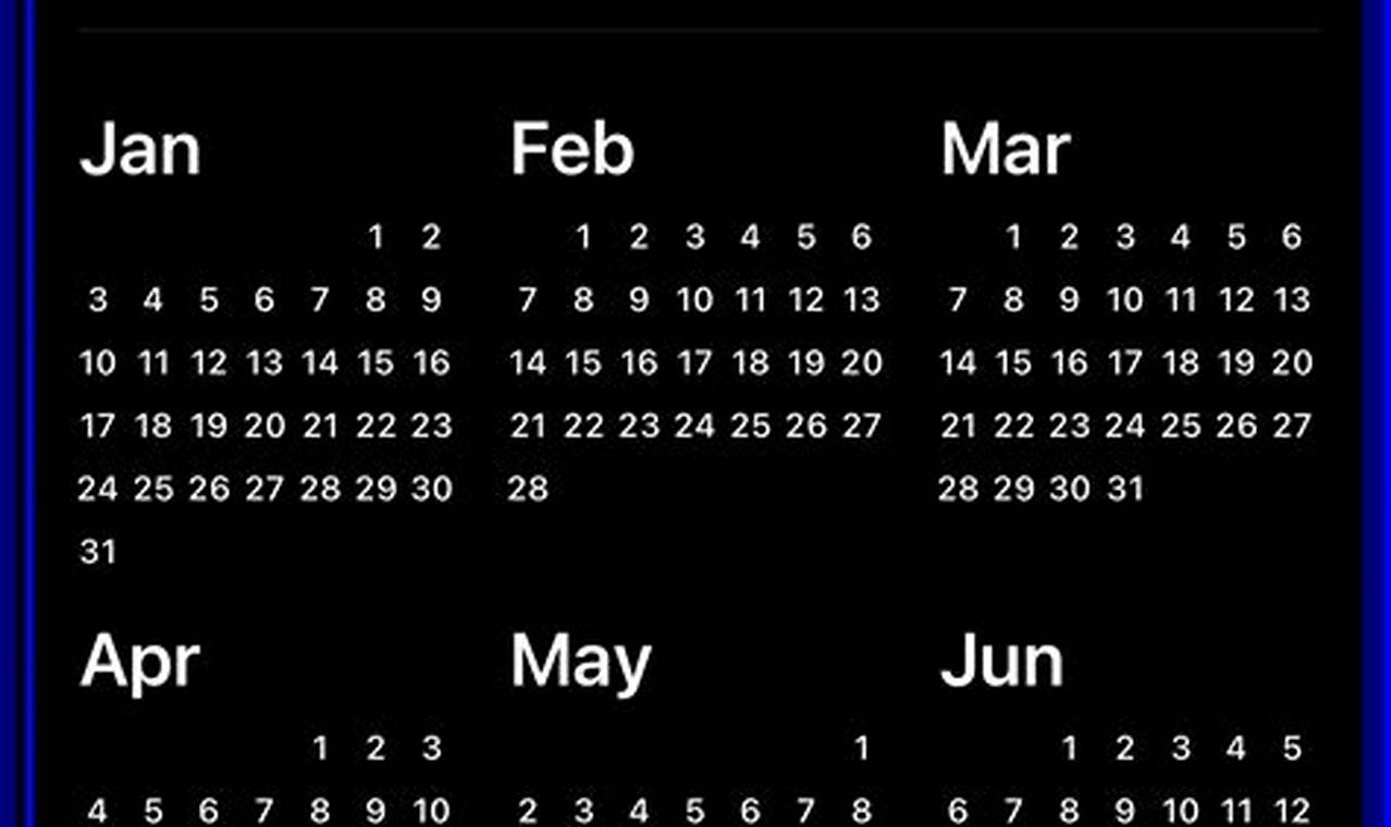 Home Screen Calendar Iphone