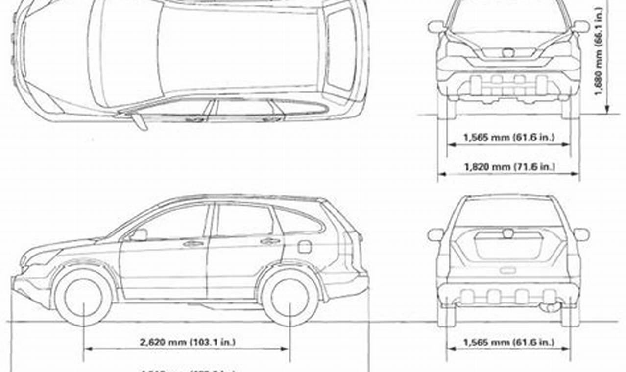 Honda Crv 2024 Dimensions Mm