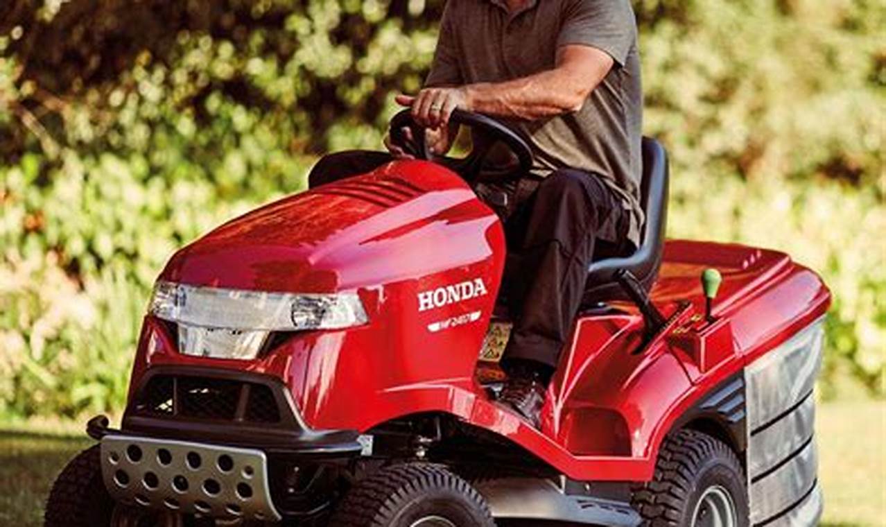 Uncover the Secrets to a Perfect Lawn: Unveiling the Honda Ride on Mower