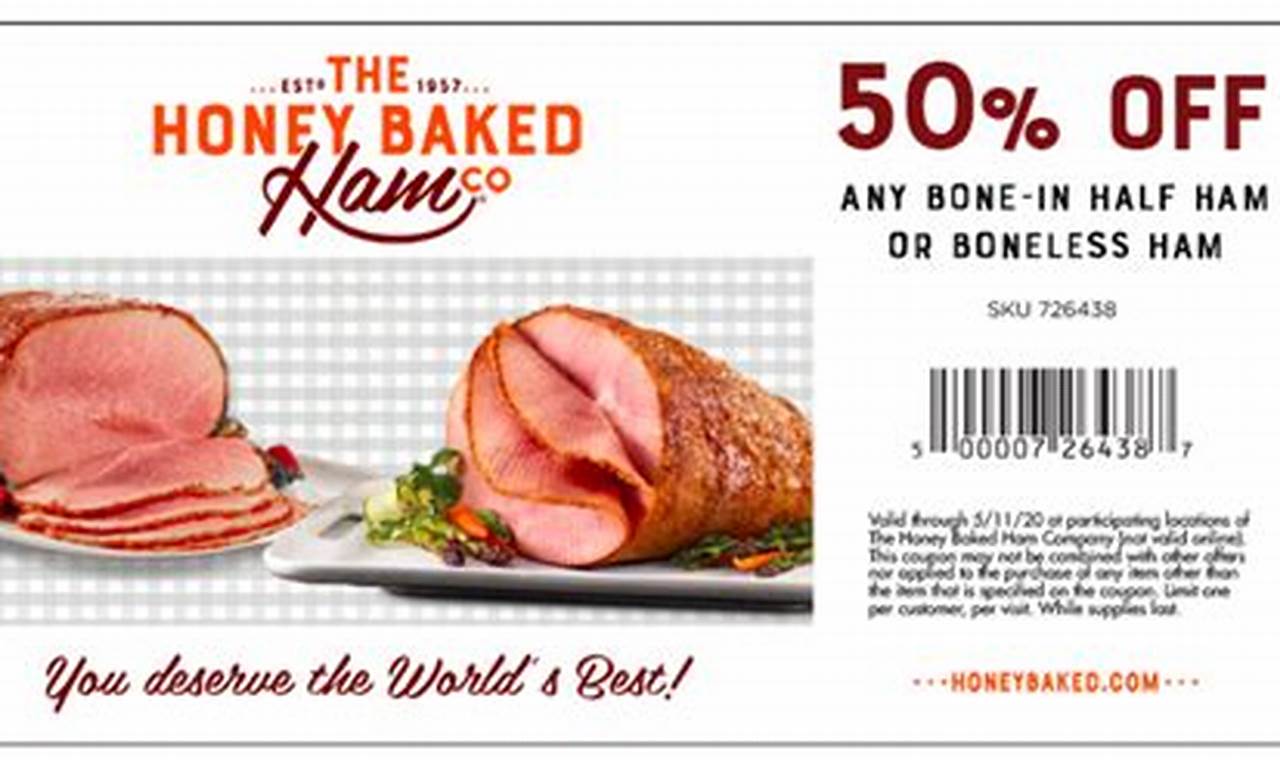 Honey Baked Ham Coupons 2024 Printable