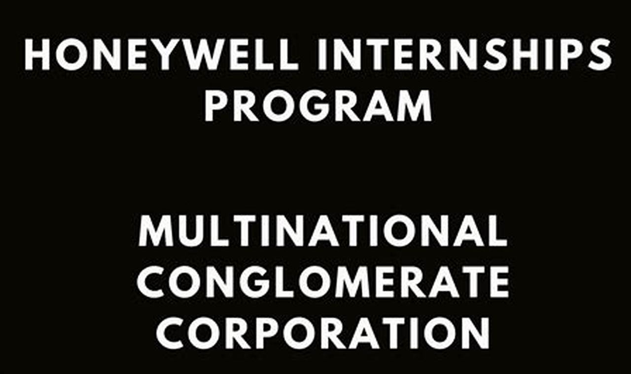 Honeywell Internships Summer 2024 Calendar