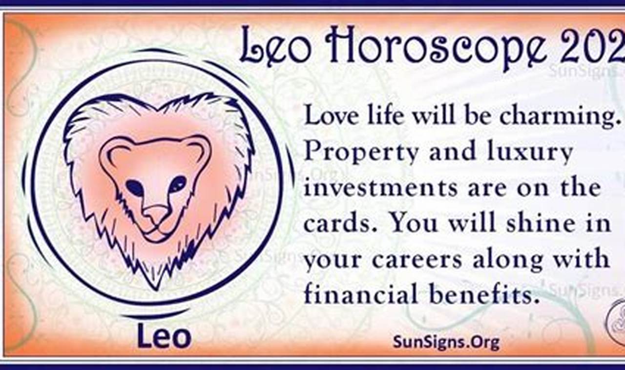 Horoscope 2024 For Leo