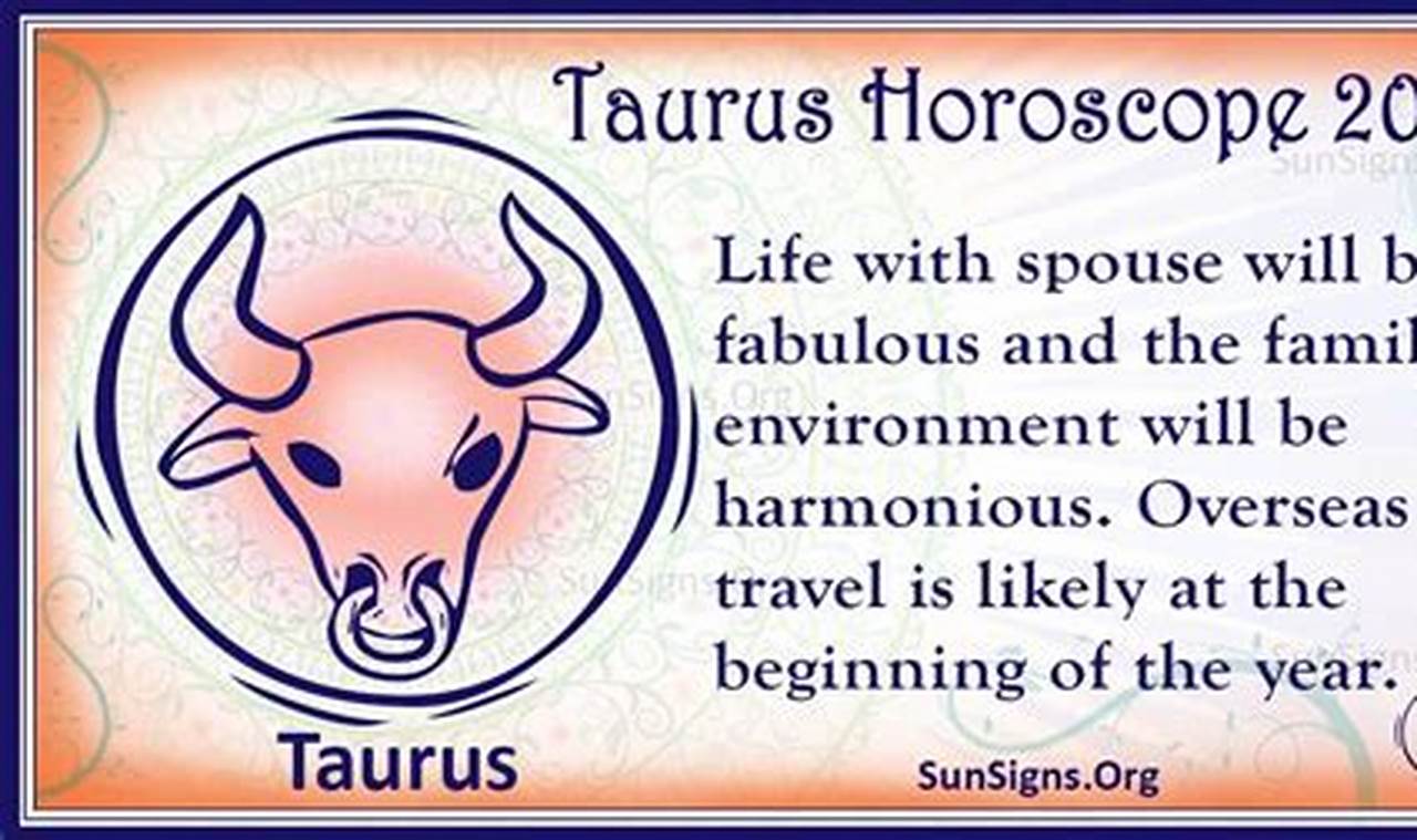 Horoscope 2024 Taurus