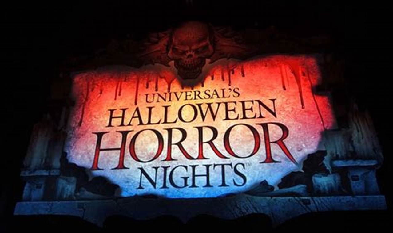Horror Nights Universal 2024