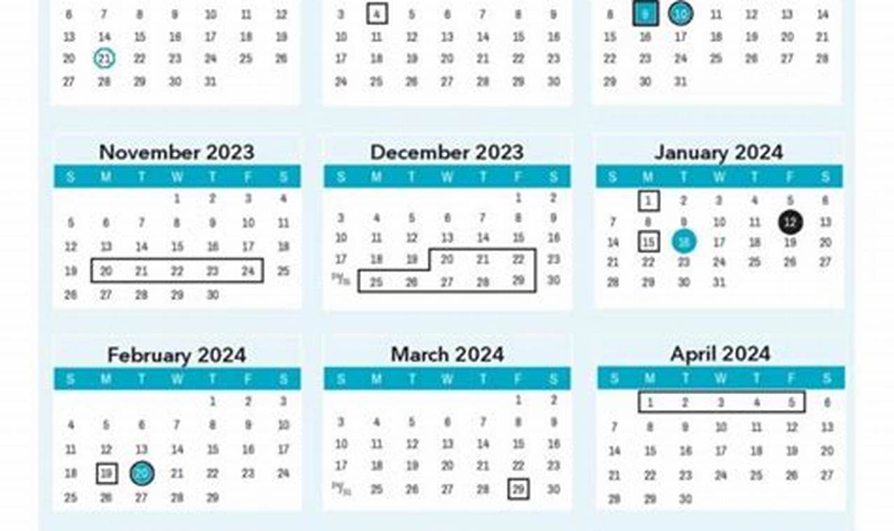 Horry County School Calendar 2024-25
