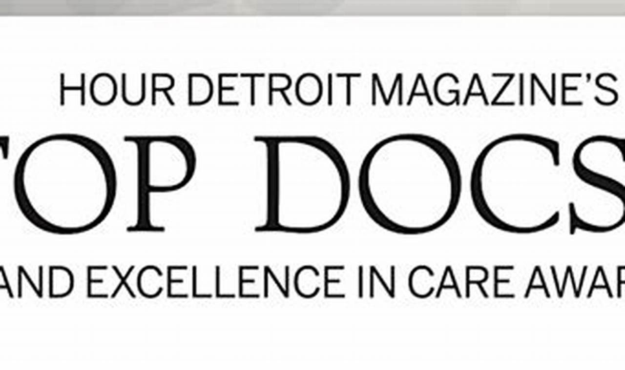 Hour Detroit Top Docs 2024