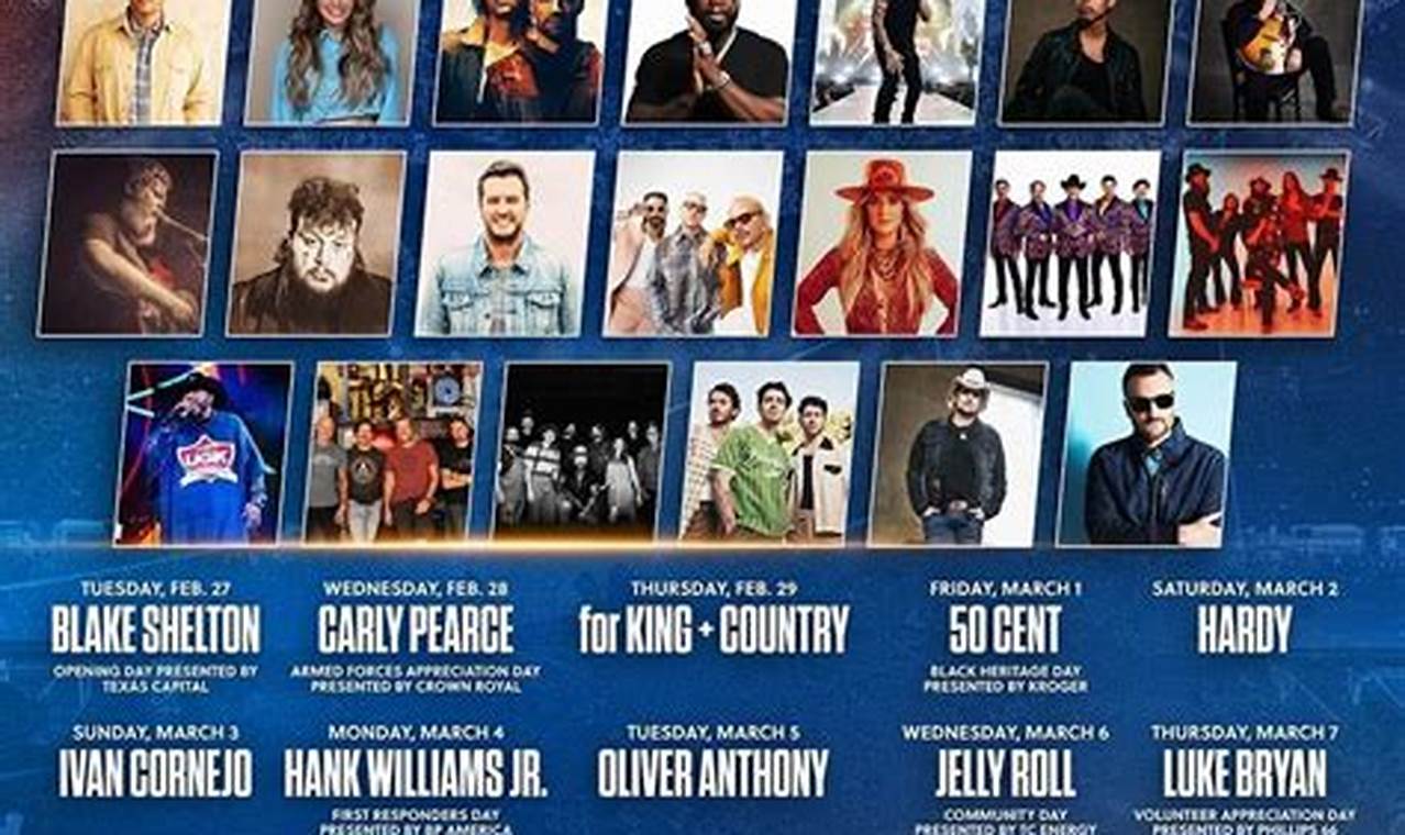 Houston Rodeo 2024 Lineup Announcement