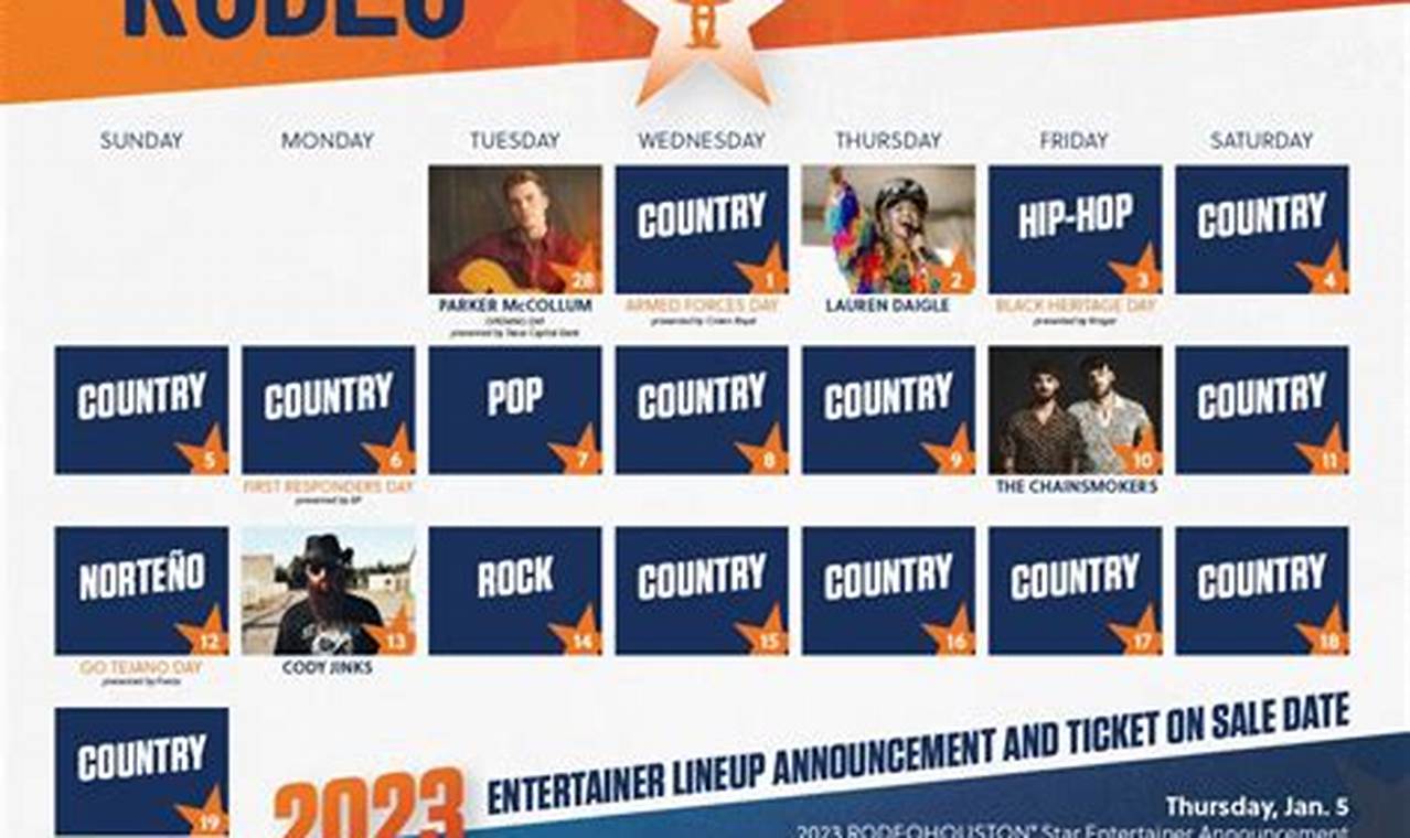 Houston Rodeo 2024 Lineup Release Date