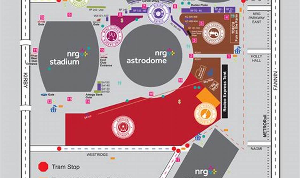 Houston Rodeo Cookoff 2024 Map