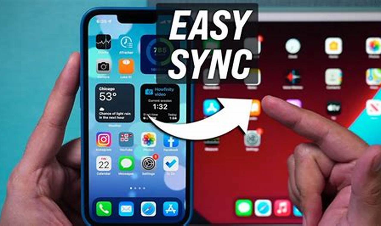 How Can I Sync My Calendar From Iphone To Ipad